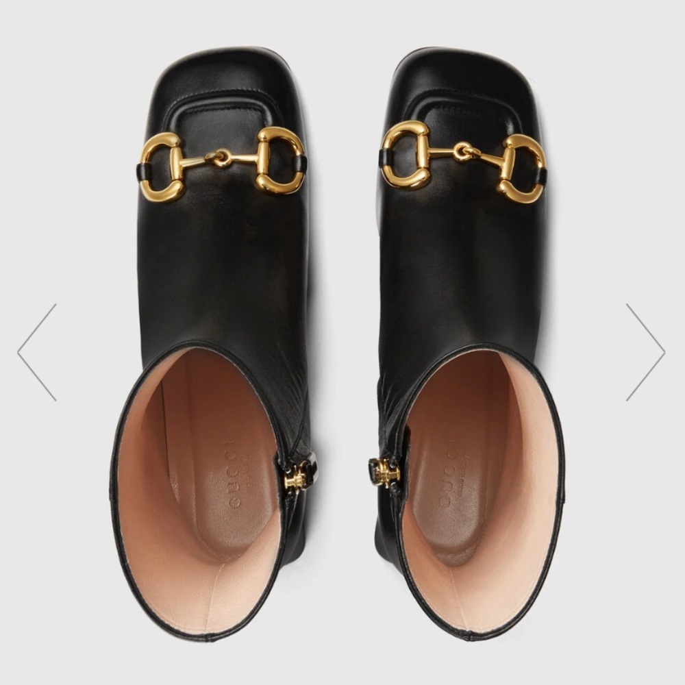New Gucci  mid-heel ankle boot with Horsebit - Picture 5 of 16